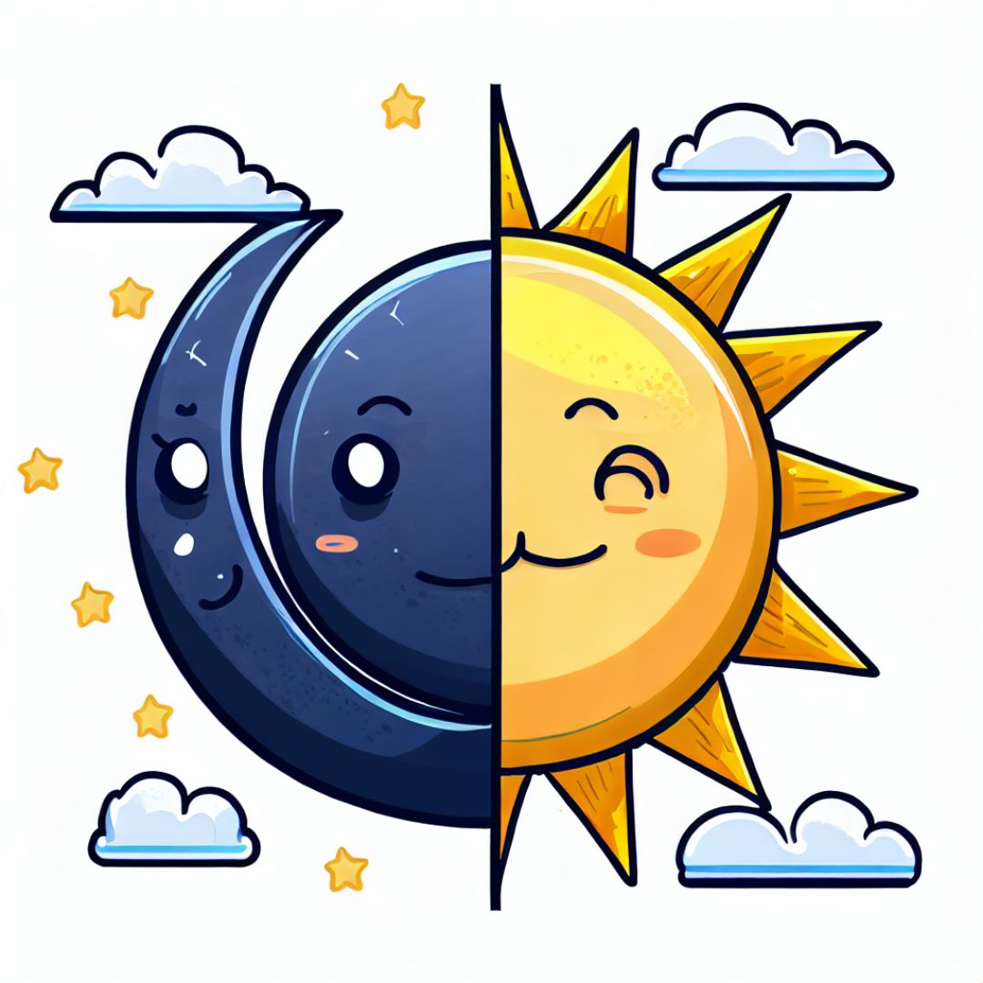 Moon and sun icon representing flexible appointment times